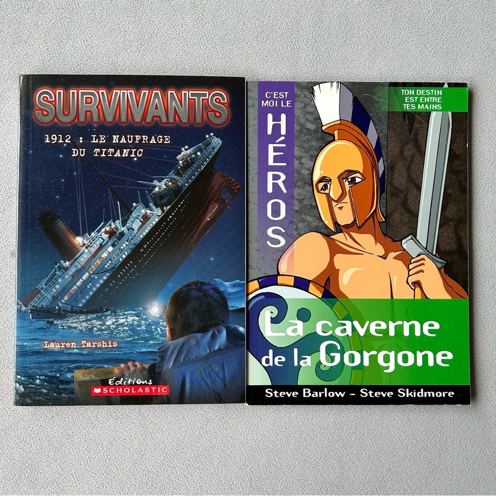 FRENCH ~ Set of 2 ~ Junior Novels ~ Adventure